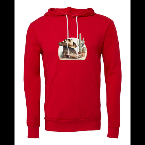 Cowboy style Bella canvas hoodie 3719